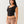 True Religion Lace Cap Scoop Neck Tee Jet Black