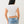 True Religion Lace Cap Scoop Neck Tee Optic White