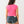 True Religion Lace Cap Scoop Neck Tee Raspberry
