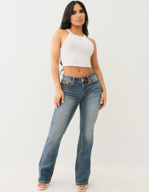 True Religion Becca Mr Bootcut Super T Crowd Surf Blue