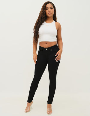 True Religion Jennie Mr Curvy Skinny 2Sb Black Rinse