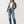 True Religion Jeans Ladies Super QT Lurex Denim Jacket Dark Wash