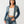 True Religion Jeans Ladies Super QT Lurex Denim Jacket Dark Wash