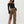 True Religion Crew Off The Shoulder Rib Top Jet Black