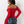 True Religion Crew Off The Shoulder Rib Top Apple Red
