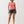 True Religion Half Zip Cap Sleeve Rib Top Sunkist Coral