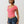 True Religion Half Zip Cap Sleeve Rib Top Sunkist Coral