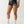 True Religion French Terry Hot Shorts Black / White