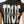 True Religion Crystal Tr V Neck Tee Jet Black
