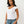 True Religion Crystal Low Plunge Ss Tee Optic White