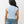 True Religion Sporty Ss Raglan Ribbed Top Cerulean Blue