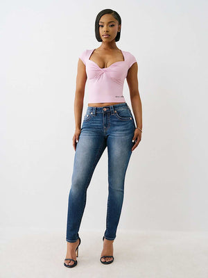 True Religion  Buddah Pocket Jennie Mr Skinny Blue Aura