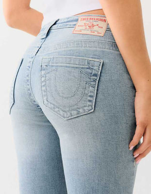 True Religion Front Zip Pkt Becca Mr Bootcut Polar Frost