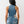 True Religion Scoop Neck Denim Top Royal Indigo
