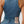 True Religion Scoop Neck Denim Top Royal Indigo