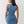 True Religion Scoop Neck Denim Dress Royal Indigo