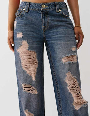 True Religion Relaxed Straight Mr Flap Breeze Aqua