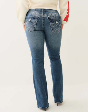 True Religion Crystal Wing Becca Boot Flap Marina