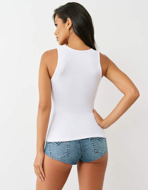True Religion  Heritage Classic Tank Optic White