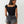 True Religion Lettuce Hem Off Shoulder Top Jet Black
