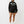 True Religion Patched Boyfriend Hoodie Jet Black