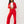 True Religion Lurex Buddha Straight Leg Pant Flame Scarlet