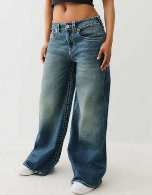 True Religion Wing Jessie Baggy Flap Big T Blue Radiance 2