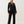 True Religion Velour Crystl Srs Shrunken Zip Jet Black