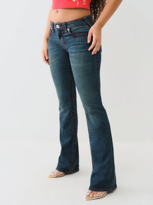 True Religion Becca Mid Rise Bootcut Big T Twilight Indigo