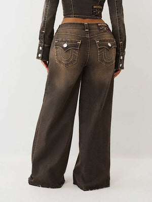 True Religion Jeans Jessie Super Flap Sup T Cocoa Crumble