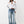 True Religion Top Branded Rib Cut Out Long Slvs White