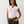 True Religion Crystal V Notch Side Ruch Top Optic White