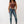 True Religion Crystal V Notch Side Ruch Top Rocky Road