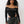 True Religion Crystal Tr Tie Ls Bodysuit Jet Black