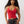 True Religion Branded Front Tie Top Barbados Cherry
