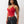 True Religion Branded Front Tie Top Barbados Cherry