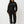 True Religion Crystal Cropped Relaxed Hoodie Jet Black
