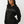 True Religion Crystal Cropped Relaxed Hoodie Jet Black