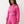 True Religion Crystal Cropped Relaxed Hoodie Very Berry