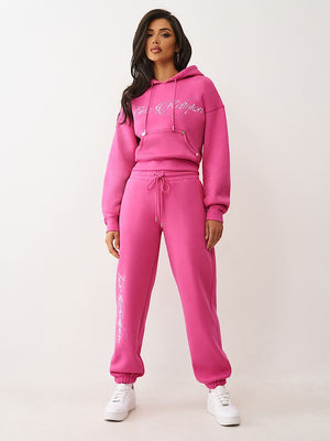 True Religion Crystal Boyfriend Jogger Very Berry