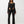 True Religion Asymmetricl Ruch Foldover Pant Jet Black