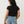 True Religion Crystal Wing V Notch Tee Jet Black