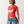 True Religion Crystal Wing V Notch Tee Flame Scarlet