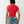 True Religion Crystal Wing V Notch Tee Flame Scarlet