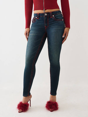 True Religion Jeans Jennie Mr Lurex Sup T Flap Diamond Glint