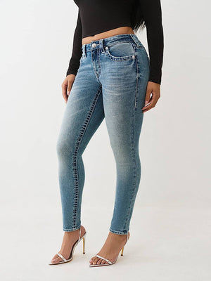 True Religion Jeans Crystal Jennie Mr Skinny Big T Crystal Flash