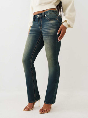 True Religion Jeans Billie Mr Straight Big T Pine Blossom