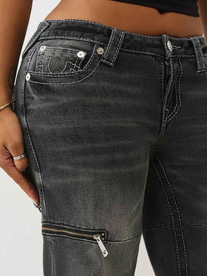 True Religion Bobbi Lr Baggy Big T Midnight Serenade