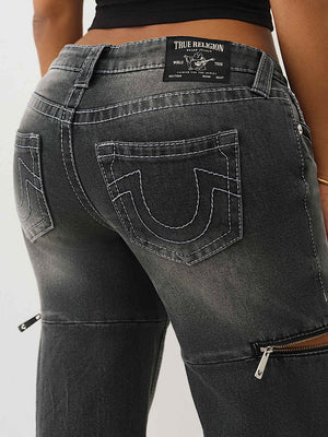 True Religion Bobbi Lr Baggy Big T Midnight Serenade