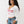 True Religion T-Shirt Glitter Ribbed Notch Ls Optic White